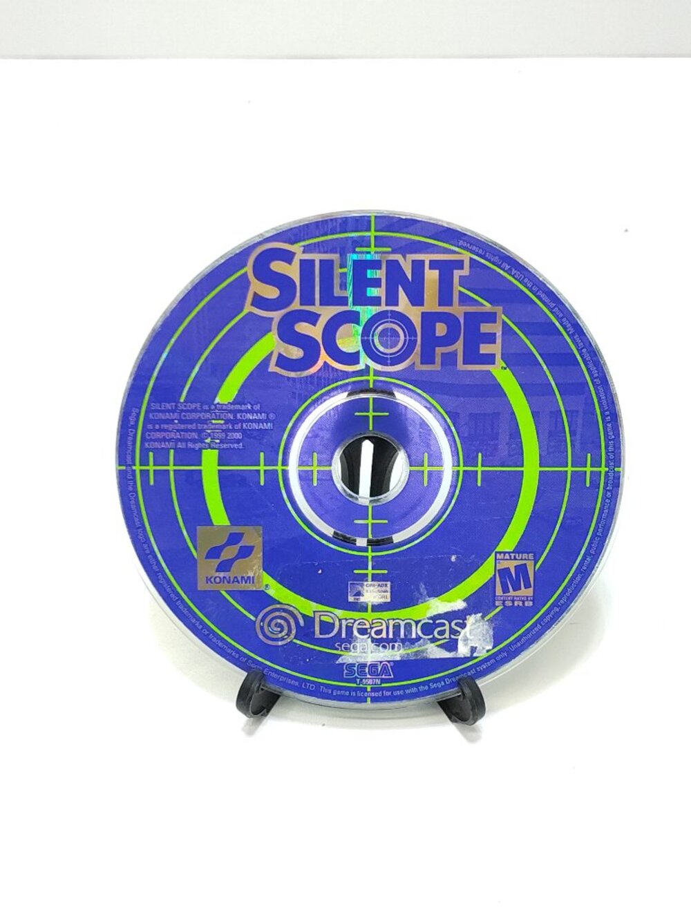 Sega Dreamcast Silent Scope Retro 2000 Arcade Sniper Shooter Video Game Tested
